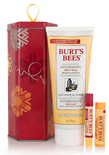 geschenkset burts bees naturally gifted milk and honey edition 1er pack