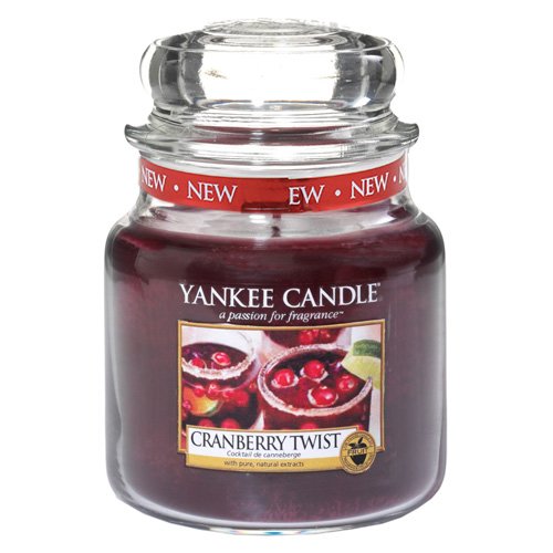 Yankee Candle 1342502E Duftkerze im Glas Cranberry Twist