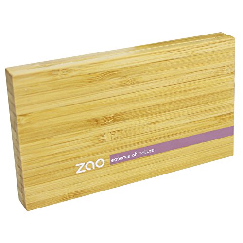 zao bambus box leer kosmetik etui fr nachfller refills fr lidschatten