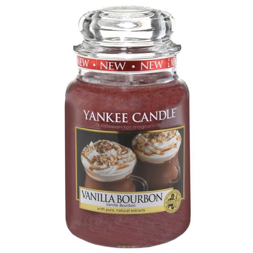 yankee candle 1342453e large jar vanilla bourbon kerzen