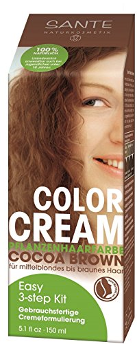 sante naturkosmetik color cream pflanzenfarbe cocoa brown intensiver