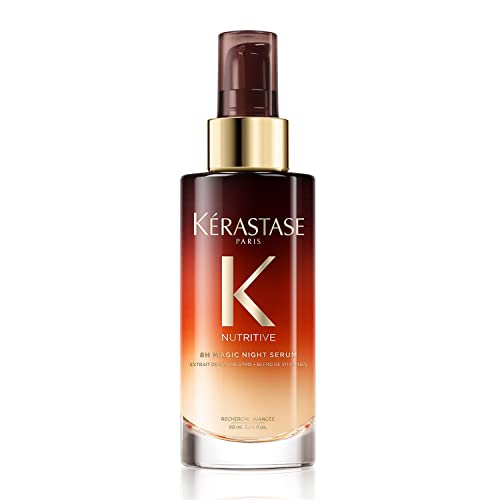 Kérastase | Nutritive Intensiv nährende Nachtpflege für trockenes Haar, Für mehr Glanz und Geschmeidigkeit, 8 H Magic Night Serum, 90 ml