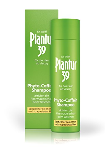 Plantur 39 Phyto-Coffein-Haarshampoo für Damen - 1 x 250ml - speziell für coloriertes und strapaziertes Haar | Koffein gegen Haarausfall bei Frauen | stärkt das Haarwachstum