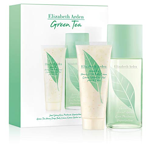 Elizabeth Arden Green Tea Set – Eau de Toilette (100 ml), Körperlotion (100 ml), Damenduft mit floraler Zitrusnote, Bodylotion aus grünem Tee-Extrakt, luxuriöse Körperpflege für Frauen