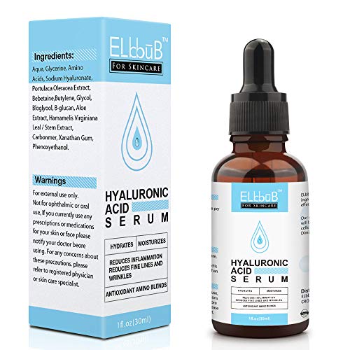 Hyaluron Serum - Anti-Aging Gesichtspflege mit Hyaluronsäure und Aloe - Augenringe entfernen, Anti Aging, Anti Falten, Moisturizer 30 ml