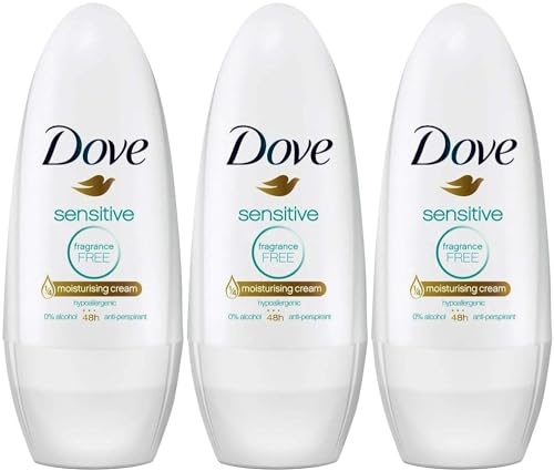 Dove Deo Roll-On Pure, 3er Pack (3 x 50 ml)