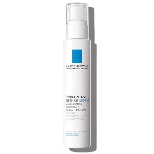 La Roche Posay Hydraphase Intense Serum, Intensives Feuchtigkeitsserum mit hochkonzentrierter Hyaluronsäure, Spendet sofort Feuchtigkeit, Auffüllendes Gel-Konzentrat, 30 ml