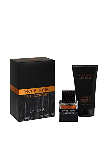 Lalique Encre Noire A L'Extreme Set ,50 ml mit Shower Gel ,150 ml