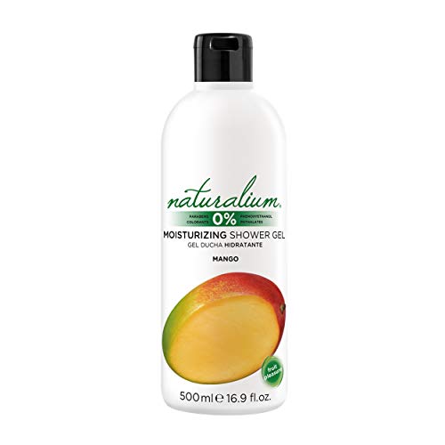 Naturalium Gel de baño aroma Mango - Gel de ducha hidratante con olor a fruta fresca. Sin Parabenos ni Colorantes. Formato 500 mL