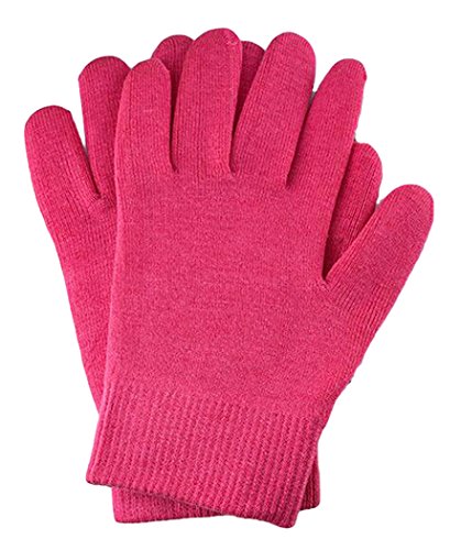 Xiaoyu Gel Spa Handschuhe weich die Haut feuchtigkeitsspendende Behandlung Hand Maske Pflege Handschuhe - Rose rot