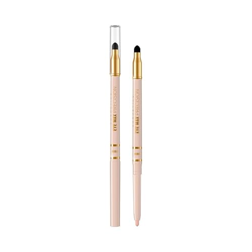 Eveline Cosmetics Eye Max Precision Automatischer Augenstift mit Smudger - Nude | Langanhaltend, Vielseitig & Cremige Textur