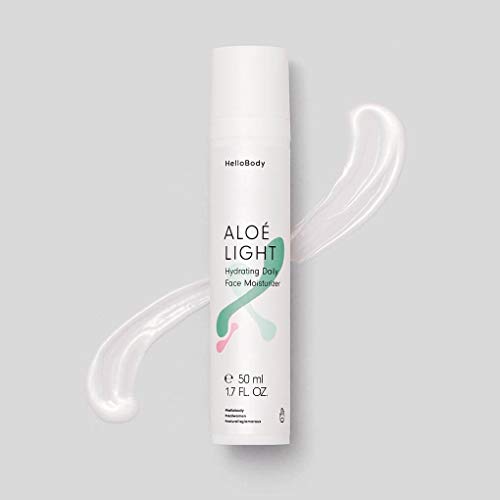 HelloBody Aloe Light feuchtigkeitsspendende Tagespflege (50 ml) – erfrischende Gesichtscreme mit Hyaluronsäure – natürliche Feuchtigkeitscreme 1 HelloBody Aloe Light feuchtigkeitsspendende Tagespflege (50 ml) – erfrischende Gesichtscreme mit Hyaluronsäure – natürliche Feuchtigkeitscreme