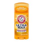 Arm & Hammer Ultramax Deodorant and Antiperspirant Invisible Solid, Powder Fresh, 2.6-Ounce Stick (Pack of 6) by Arm & Hammer